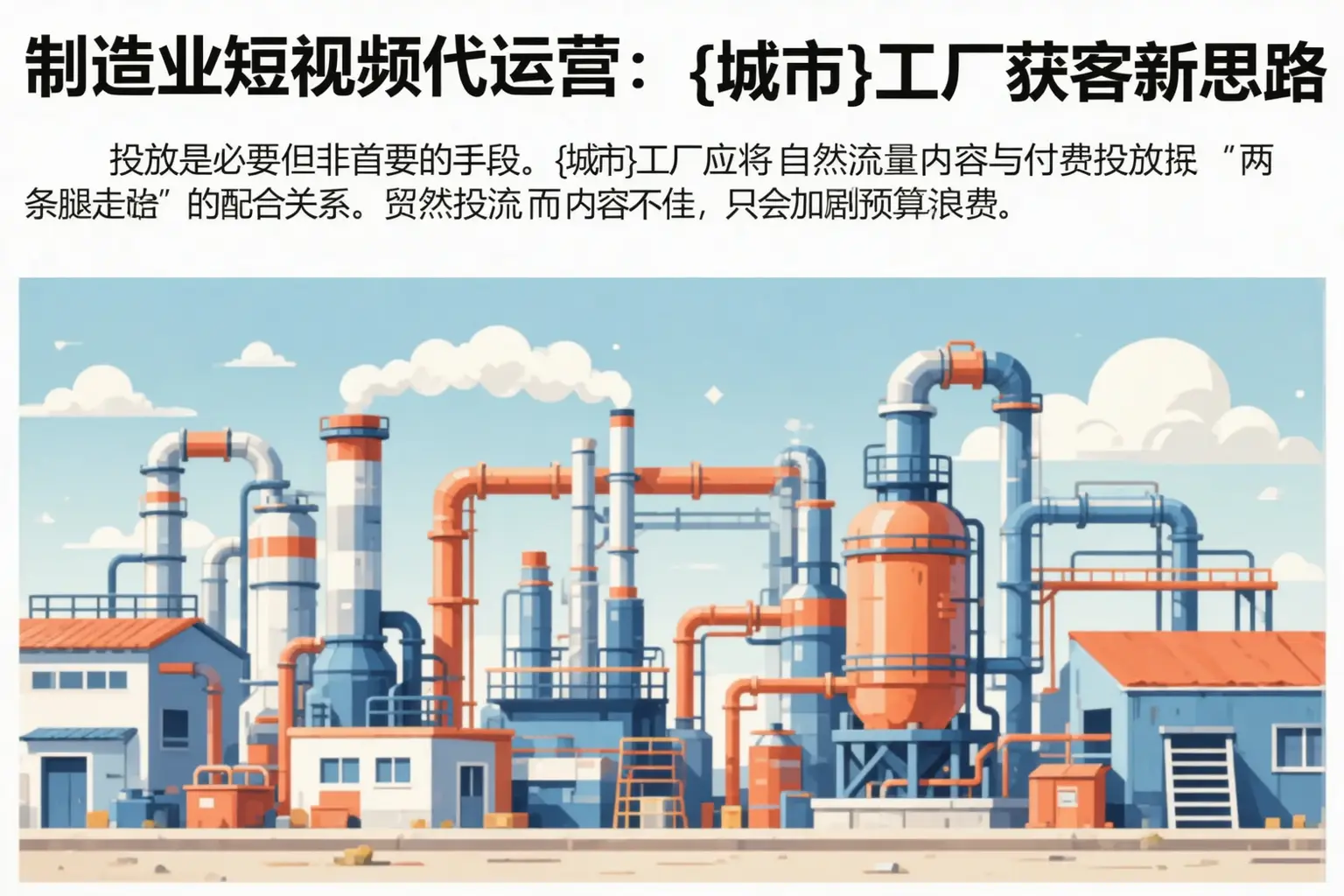 制造业短视频代运营:洛宁工厂获客新思路